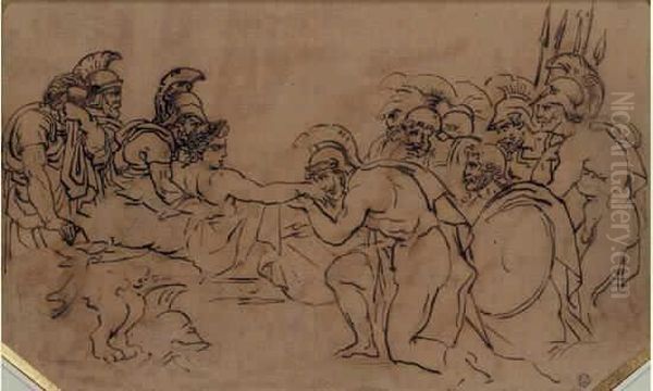 La Mort D'alexandre Oil Painting by Theodore Gericault