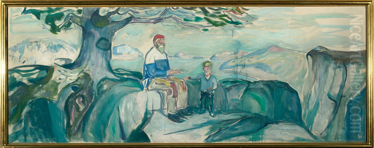 History Oil Painting by Edvard Munch