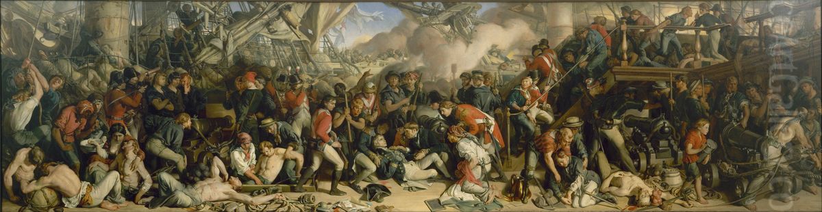 The Death of Nelson Oil Painting by Daniel Maclise