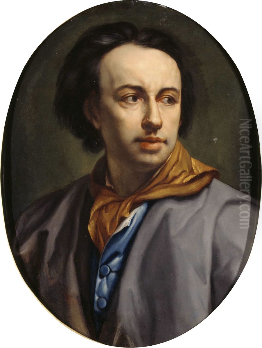 Self-portrait Oil Painting by Anton Raphael Mengs