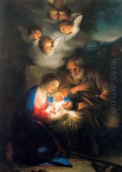 Birth of Christ 2 Oil Painting by Anton Raphael Mengs