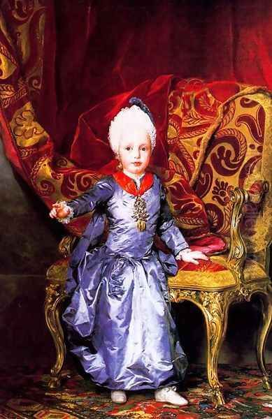 Francis of Austria Oil Painting by Anton Raphael Mengs
