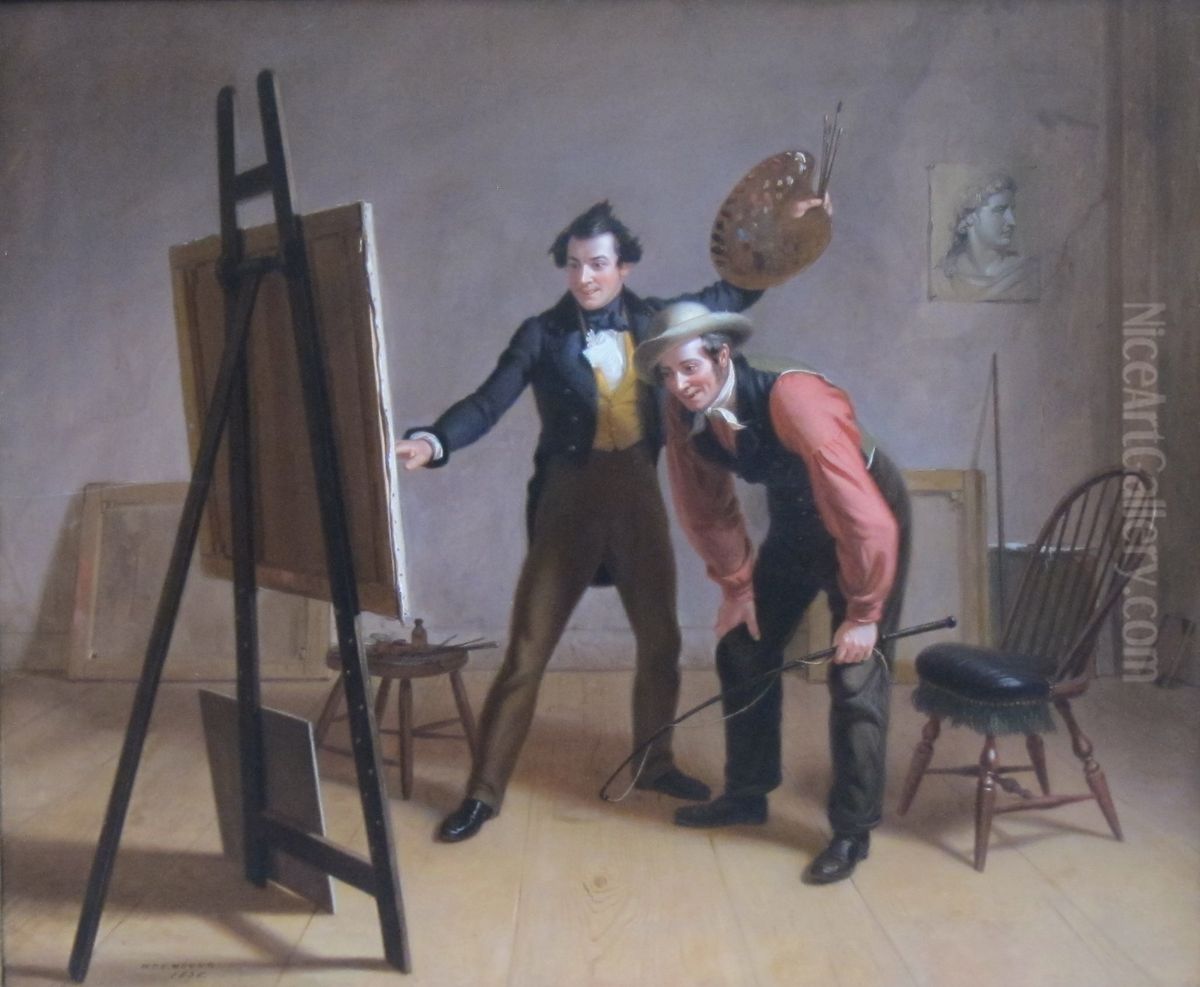 The Painter's Triumph Oil Painting by William Sidney Mount
