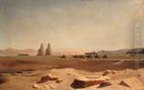 Grme, J.-l.
Vue De La Plaine De Thebes Oil Painting by Jean-Leon Gerome