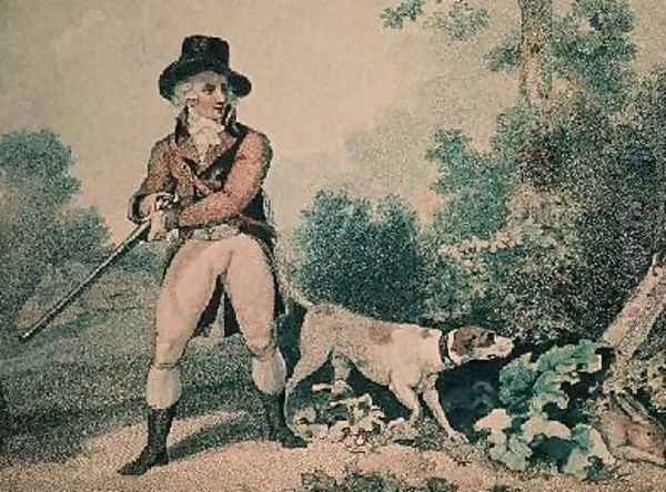 Hare Shooting Oil Painting by George Morland