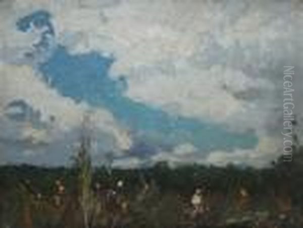 Cules Devii Oil Painting by Petrascu Gheorghe