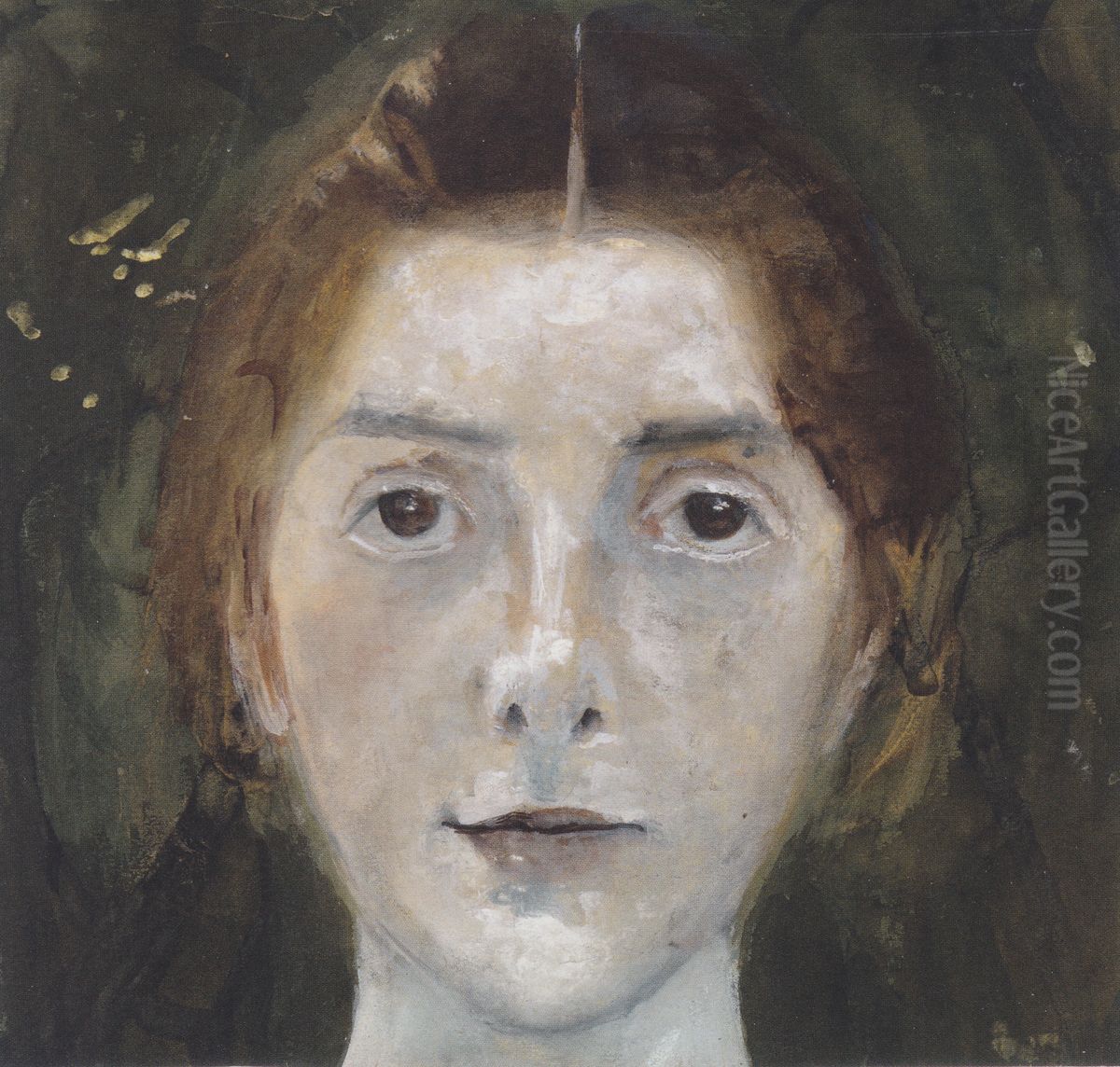 Self-Portrait Oil Painting by Paula Modersohn-Becker