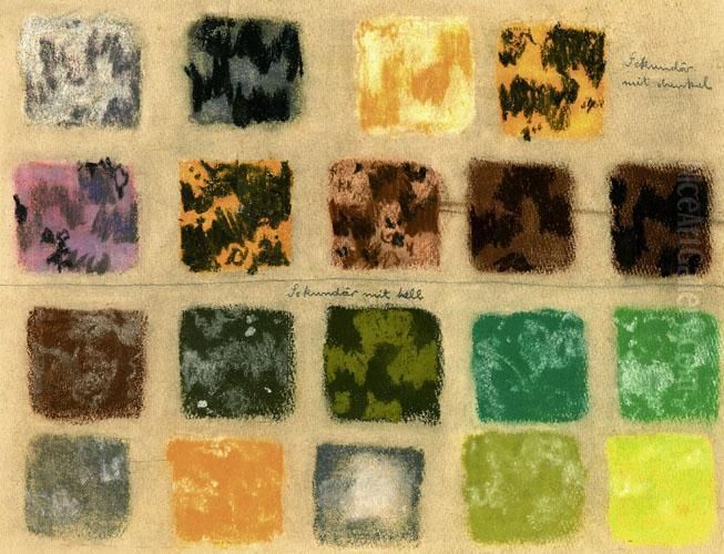 Farbstudien Abstraktion Oil Painting by Augusto Giacometti