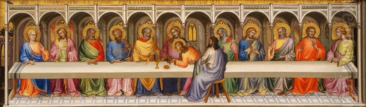 The Last Supper Oil Painting by Lorenzo Monaco