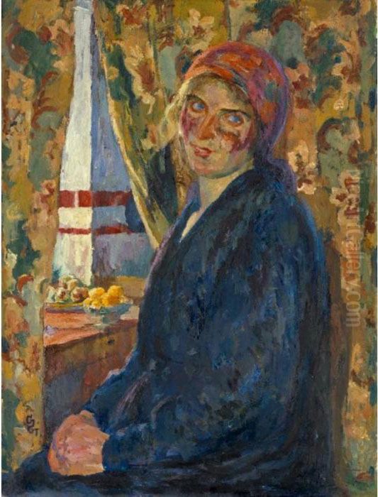 Annita, 1924 
Annita, 1924 Oil Painting by Giovanni Giacometti
