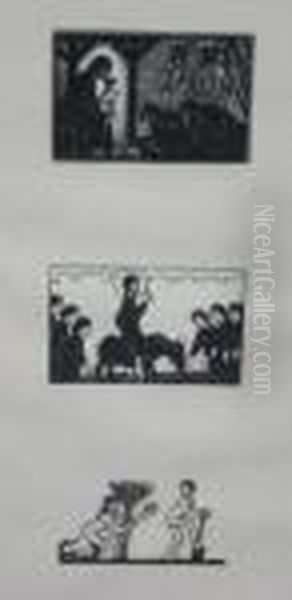 Epiphany Oil Painting by Eric Gill