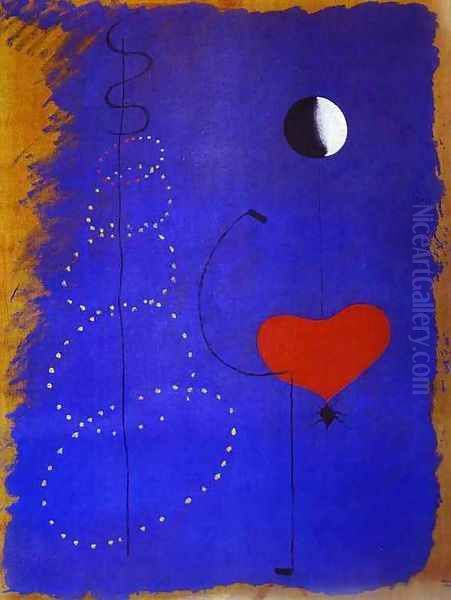 Dancer Oil Painting by Joaquin Miro