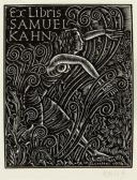 Untitled Oil Painting by Eric Gill