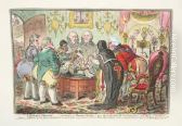 L'enfant Trouve; A Sample
Of Roman Charity Oil Painting by James Gillray