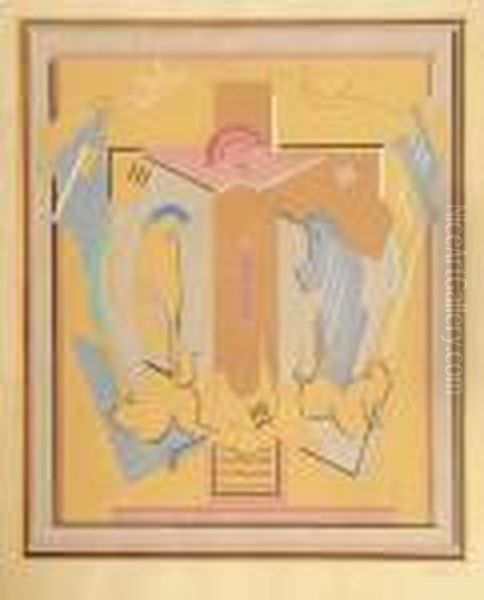 Crucifixion. Oil Painting by Albert Gleizes