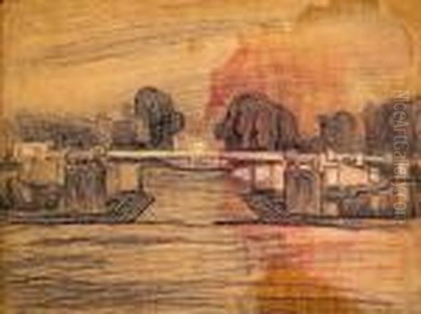 Parc De Saint-cloud Oil Painting by Albert Gleizes