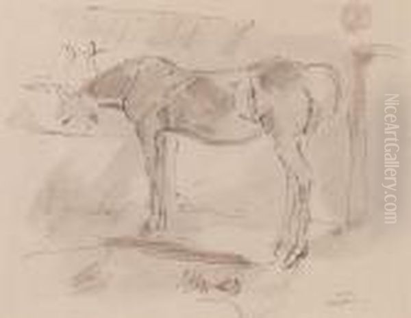 Cheval, Deux Tetes Oil Painting by Albert Gleizes