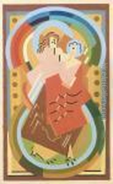 Mere Et Enfant Oil Painting by Albert Gleizes