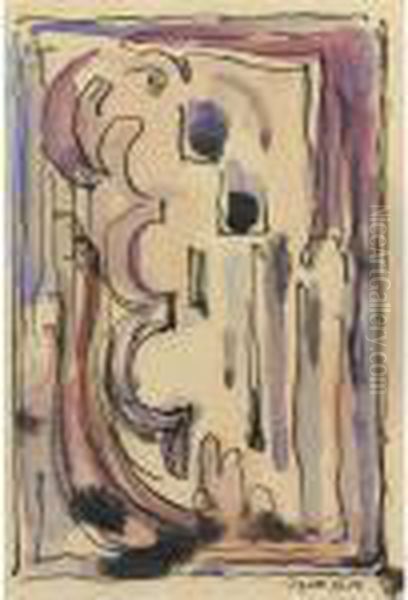 Composition Oil Painting by Albert Gleizes