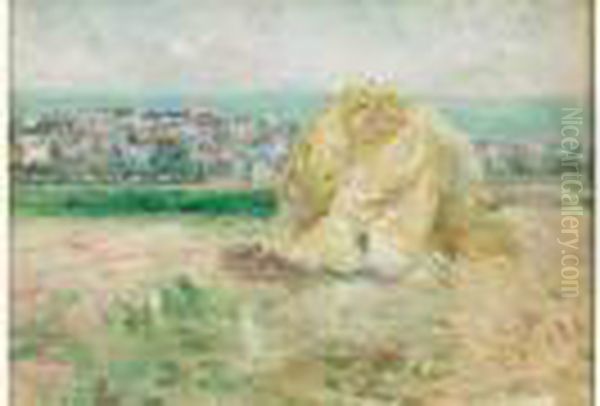 La Meule De Foin Oil Painting by Paule Gobillard
