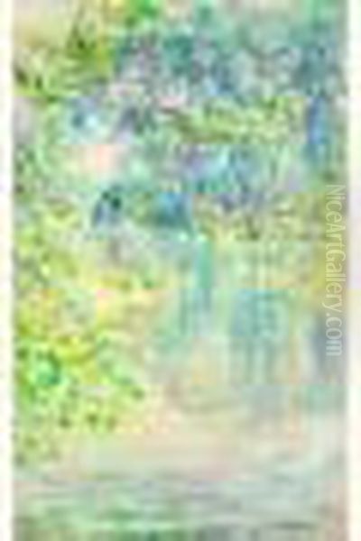 La Lac Noir Oil Painting by Paule Gobillard