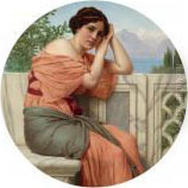 Corilla Oil Painting by John William Godward
