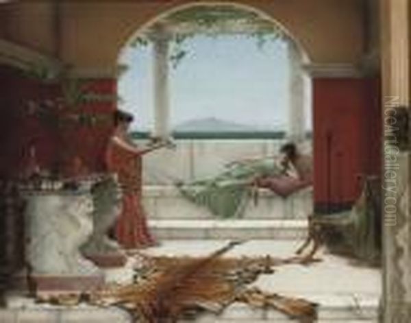 The Sweet Siesta Of A Summer's Day Oil Painting by John William Godward