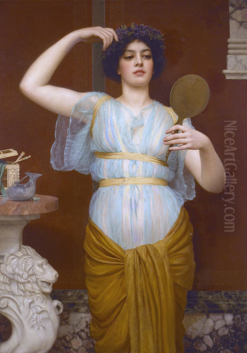 Ione Oil Painting by John William Godward