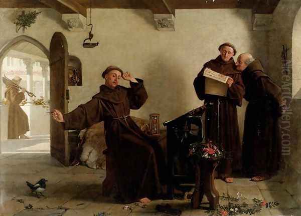 Good Work! Oil Painting by Henry Stacy Marks