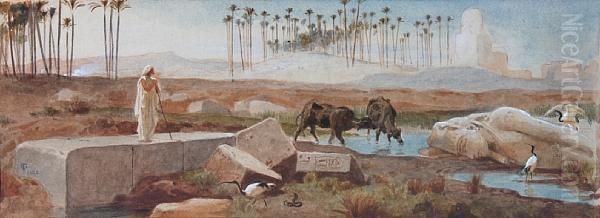 Memphis Oil Painting by Frederick Goodall