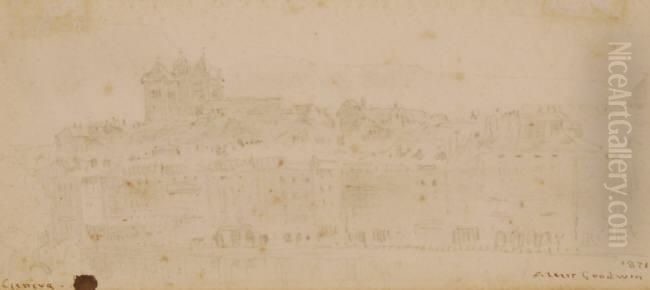 Untitled Oil Painting by Albert Goodwin