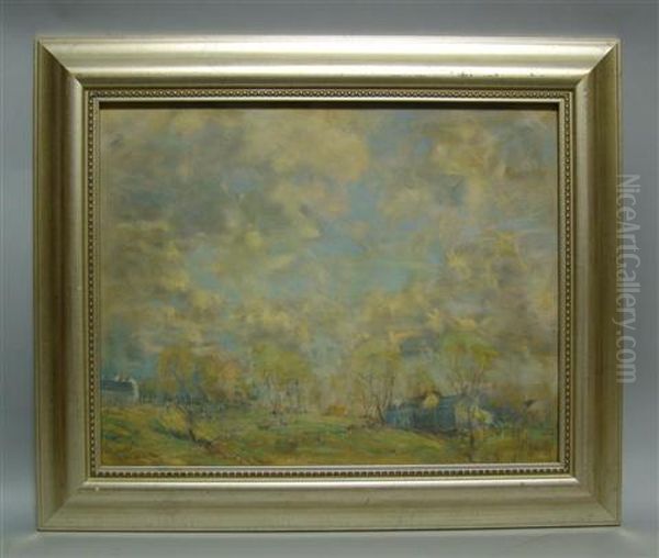 Landscape - New England Oil Painting by Arthur C. Goodwin