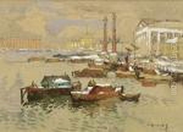 St. 
 Petersburg Oil Painting by Konstantin Ivanovich Gorbatov