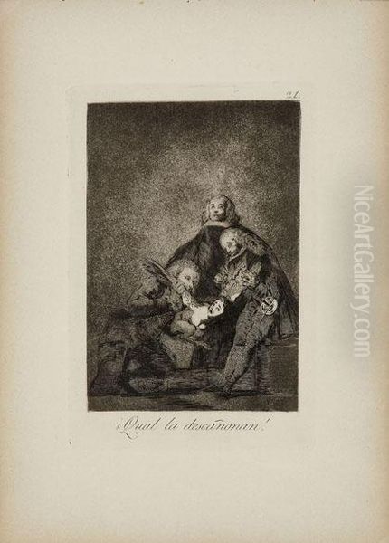 Qual La Descanonan Oil Painting by Francisco Goya Fuendetodos