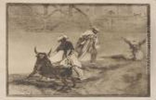 La Tauromachie Oil Painting by Francisco Goya Fuendetodos