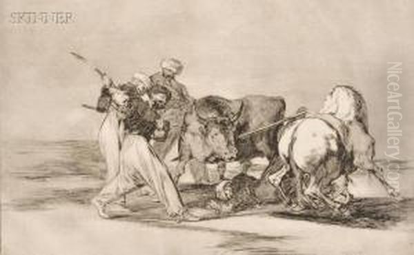 Los Moros Establecidos En Espana Oil Painting by Francisco Goya Fuendetodos