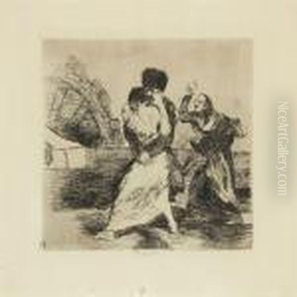 No Guieren Oil Painting by Francisco Goya Fuendetodos