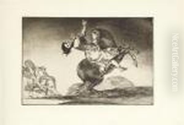 Los Proverbios Oil Painting by Francisco Goya Fuendetodos