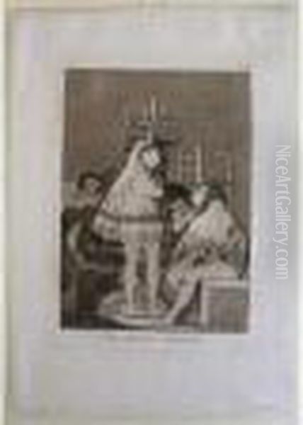 Ya Tienen Asiento Oil Painting by Francisco Goya Fuendetodos