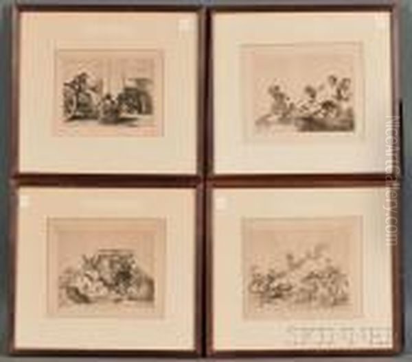 Los Desastres De La Guerra Oil Painting by Francisco Goya Fuendetodos