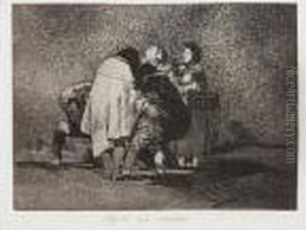 Espiro Sin Remedio Oil Painting by Francisco Goya Fuendetodos