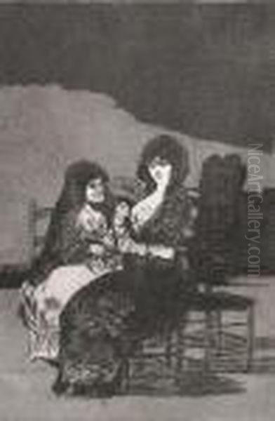 From Los Caprichos Oil Painting by Francisco Goya Fuendetodos