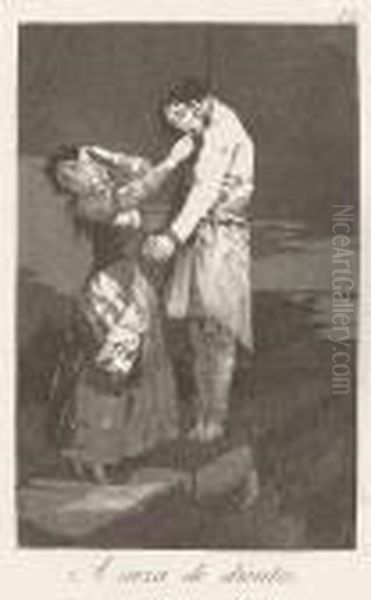 Los Caprichos Oil Painting by Francisco Goya Fuendetodos