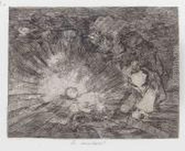 Los Desastres De La Guerra Oil Painting by Francisco Goya Fuendetodos