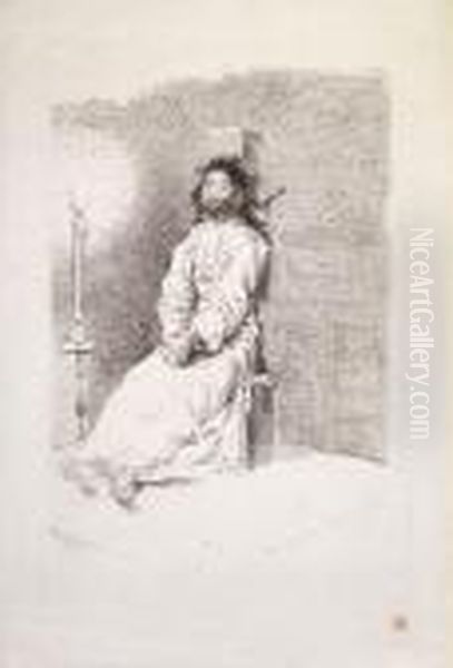 El Agarrotado - The Garroted Man - Der Garrottierte Oil Painting by Francisco Goya Fuendetodos