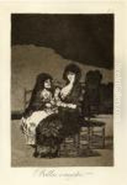 Bellos Consejos Oil Painting by Francisco Goya Fuendetodos