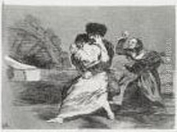 Los Desastres De La Guerra Oil Painting by Francisco Goya Fuendetodos