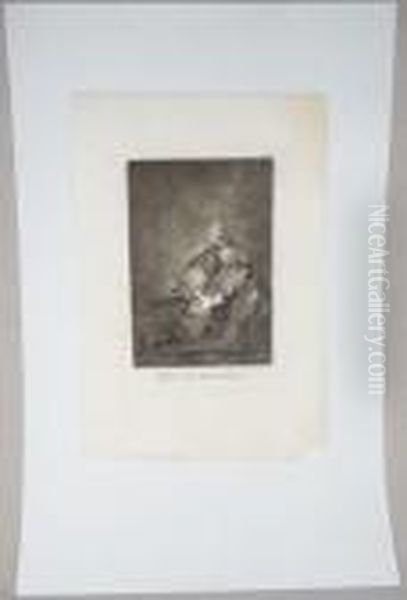  Qual La Descanonan! Oil Painting by Francisco Goya Fuendetodos