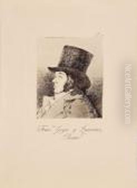 Los Caprichos Oil Painting by Francisco Goya Fuendetodos