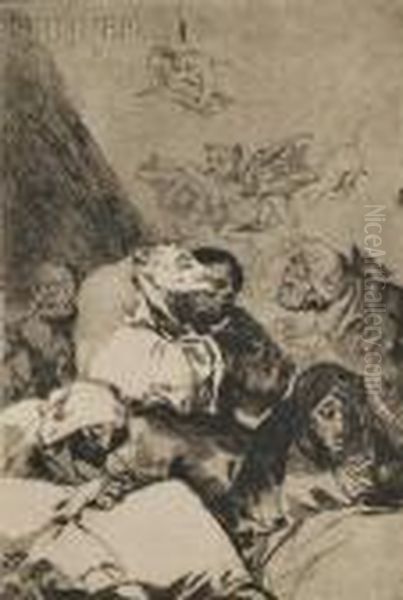 Correccion Oil Painting by Francisco Goya Fuendetodos